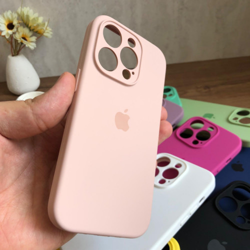 Premium Silicone Case for iPhone 14 Pro - Lens Protector & Full Covered Bottom