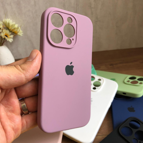 Premium Silicone Case for iPhone 14 Pro - Lens Protector & Full Covered Bottom