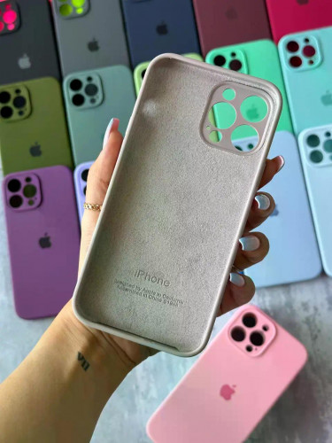 iPhone 13 & 14 Original Liquid Silicone Case with Lens Cover - Pink