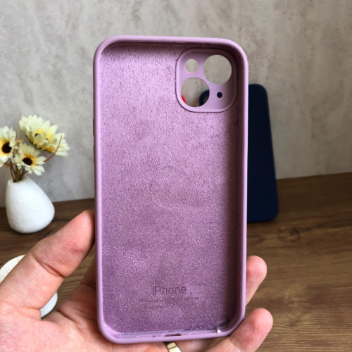 Premium Silicone Case for iPhone 14 Plus - Lens Protector & Full Covered Bottom