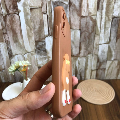 Cute 3D Cartoon Rabbit Silicone Phone Case for iPhone 11
