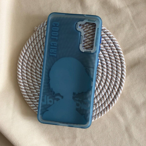  Blue Cool Girl design for Samsung S21 FE