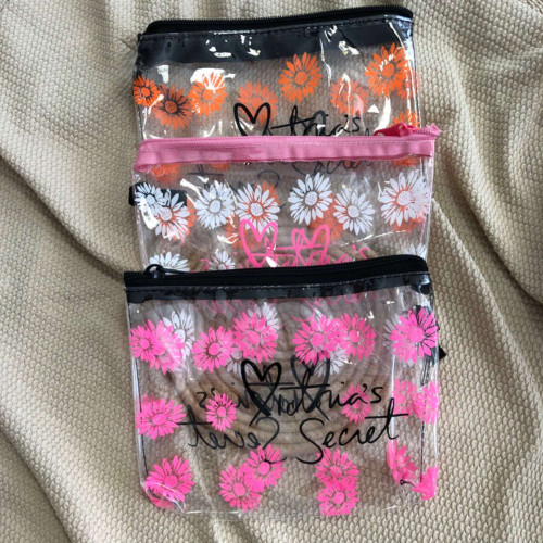 Victoria’s Secret Floral Transparent Makeup Bag \