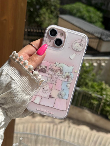 Sleeping Kittens Clear Phone Case iPhone 13 ProMax phone