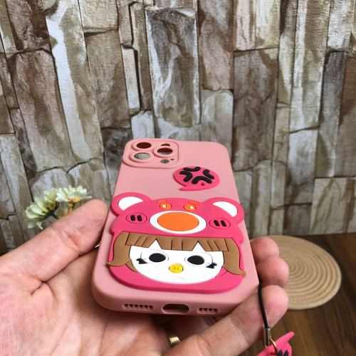 Cute 3D Patrick Star Cartoon Silicone Phone Case