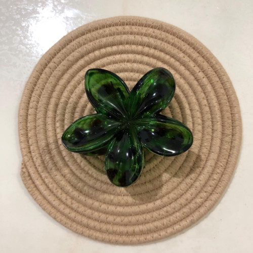 Plumeria flower design girls' hair clips