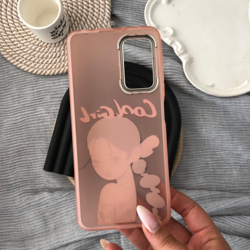  Orange Cool Girl design for Xiaomi Redmi Note 12 pro 4g