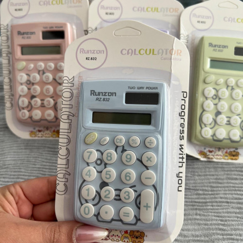 Runzon RZ-832 Kawaii Pastel Desktop Calculator