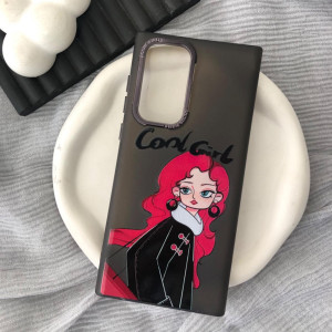 قاب دخترانه طرح Cool Girl مشکی گوشی سامسونگ S22 اولترا	