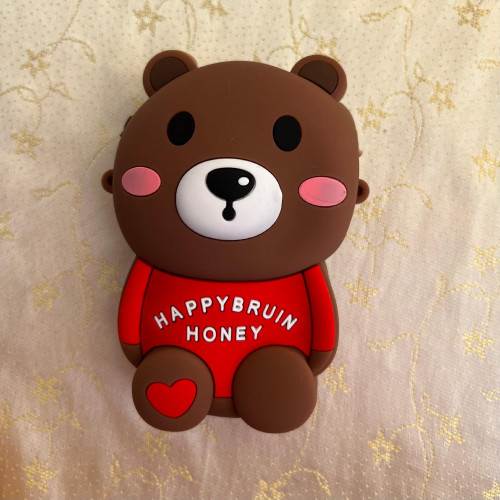 Teddy Bear Design Mini Shoulder Bag / Crossbody Pouch