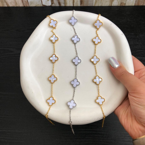 Van Cleef & Arpels Style Alhambra Clover Bracelet
