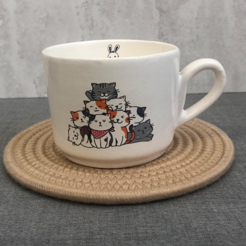 3D Surprise Inside Ceramic Mug - Cute Animals & Cartoon Characters