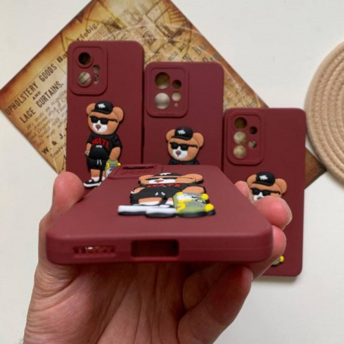 Teddy bear case for Xiaomi  Redmi Note 12 Pro phone