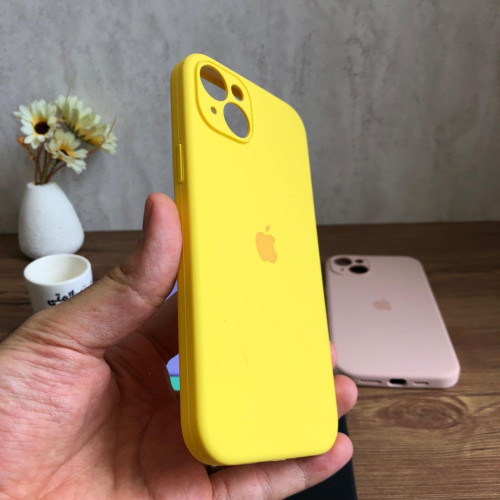 Premium Silicone Case for iPhone 14 Plus - Lens Protector & Full Covered Bottom