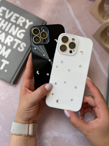 Moon and Star Design Phone Case iPhone 13 ProMax phone	