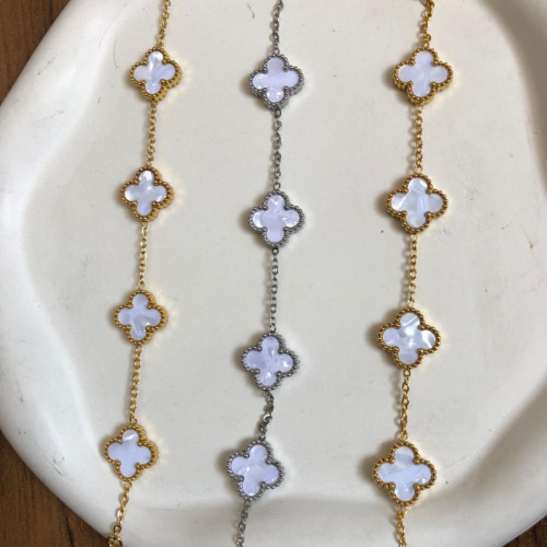 Van Cleef & Arpels Style Alhambra Clover Bracelet