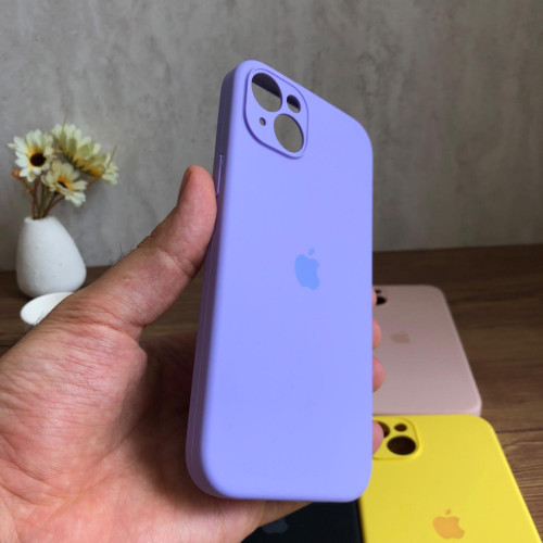Premium Silicone Case for iPhone 14 Plus - Lens Protector & Full Covered Bottom