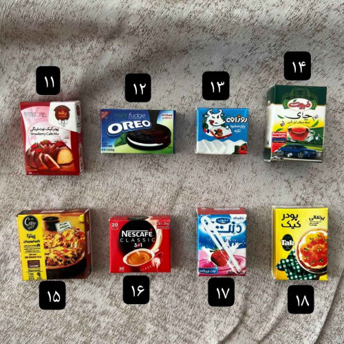 Miniature Food and Snack 3D Fridge Magnets