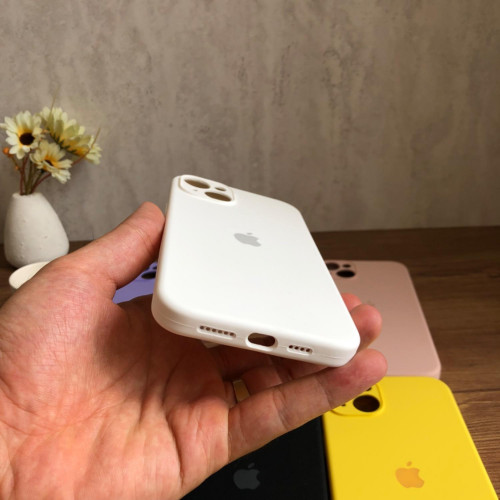Premium Silicone Case for iPhone 14 Plus - Lens Protector & Full Covered Bottom