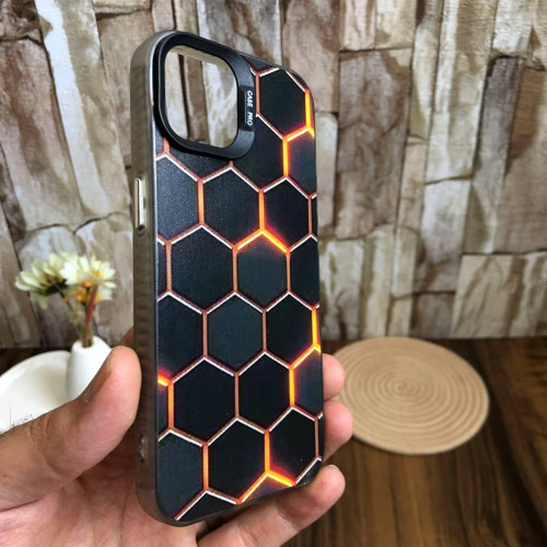 Sporty Honeycomb Hexagon Phone Case for iPhone 14