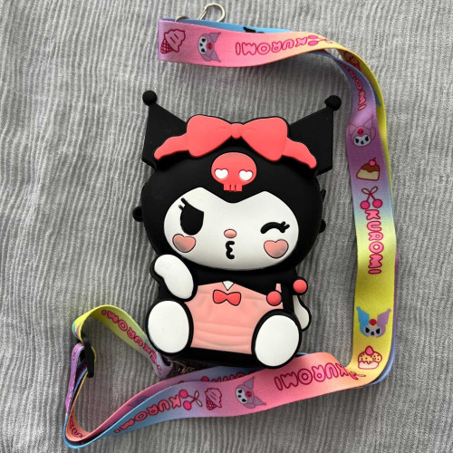  Kuromi Silicone Crossbody Mini Bag / Coin Purse