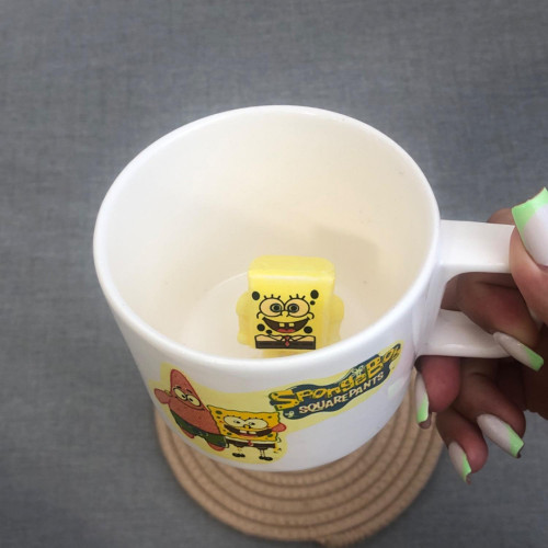 3D Surprise Inside Ceramic Mug - Cute Animals & Cartoon Characters