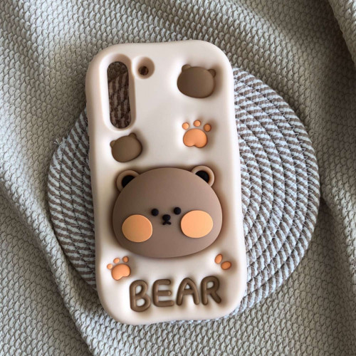 قاب فانتزی سیلیکونی خرسی Bear گوشی سامسونگ S21 FE