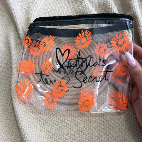 Victoria’s Secret Floral Transparent Makeup Bag \