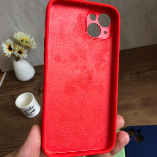 Premium Silicone Case for iPhone 14 Plus - Lens Protector & Full Covered Bottom