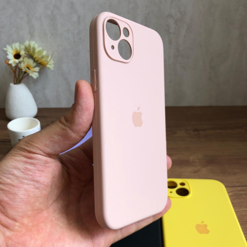 Premium Silicone Case for iPhone 14 Plus - Lens Protector & Full Covered Bottom