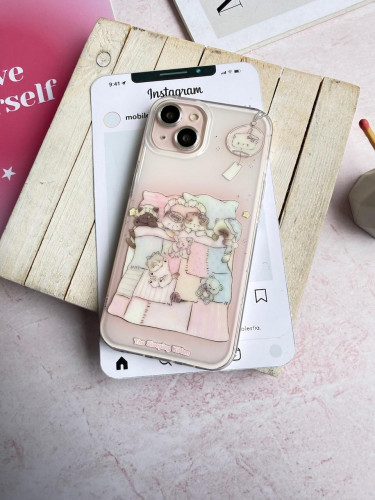 Sleeping Kittens Clear Phone Case iPhone 13 ProMax phone