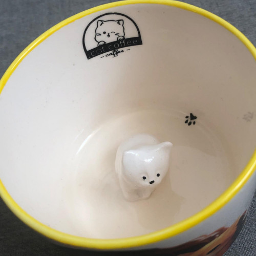 3D Surprise Inside Ceramic Mug - Cute Animals & Cartoon Characters