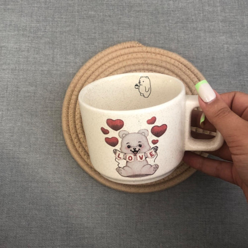 3D Surprise Inside Ceramic Mug - Cute Animals & Cartoon Characters
