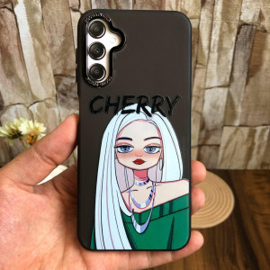 قاب دخترانه طرح Cool Girl مشکی گوشی سامسونگ A14