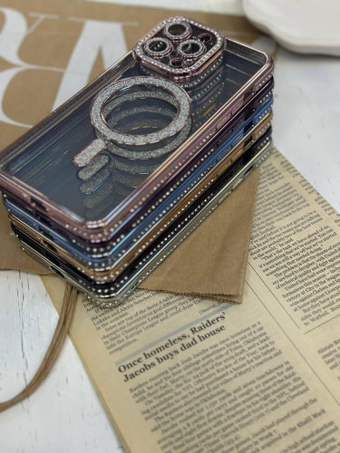 iPhone 14 Pro Max Luxury MagSafe Diamond Case