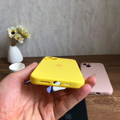 Premium Silicone Case for iPhone 14 Plus - Lens Protector & Full Covered Bottom