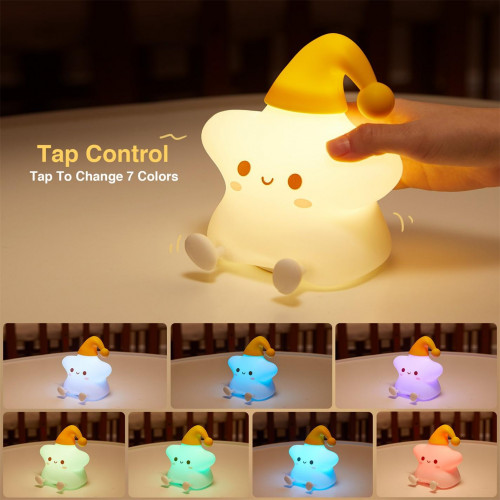 Silicone rabbit night light