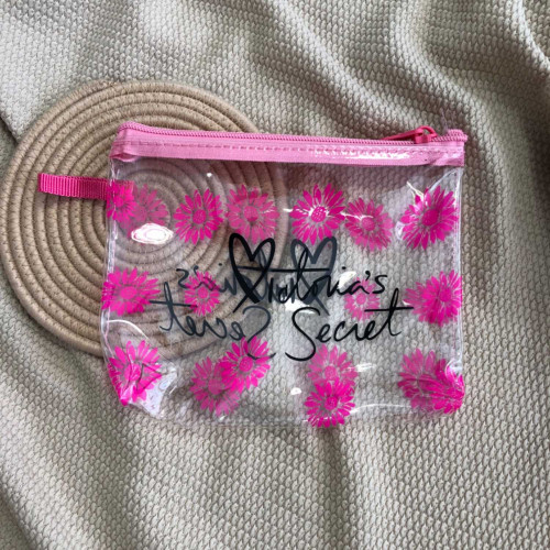 Victoria’s Secret Floral Transparent Makeup Bag \