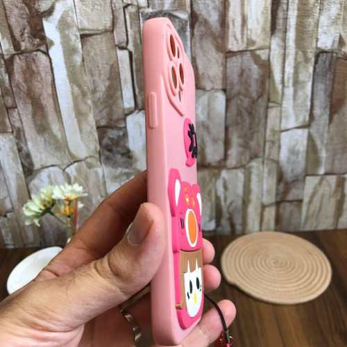 Cute 3D Patrick Star Cartoon Silicone Phone Case