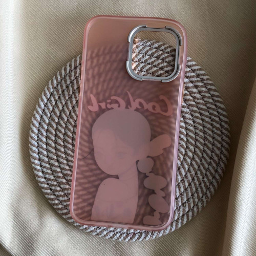  Orange Cool Girl design for iPhone 15 Pro