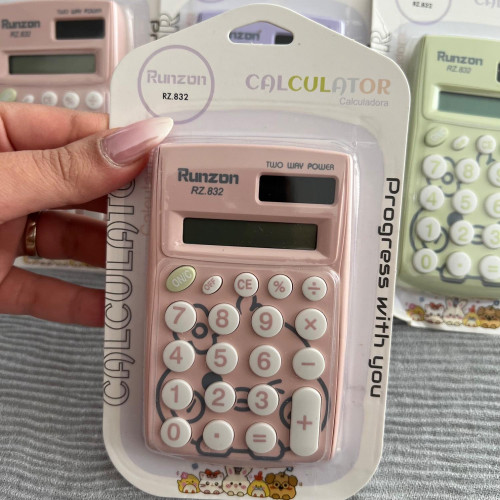 Runzon RZ-832 Kawaii Pastel Desktop Calculator