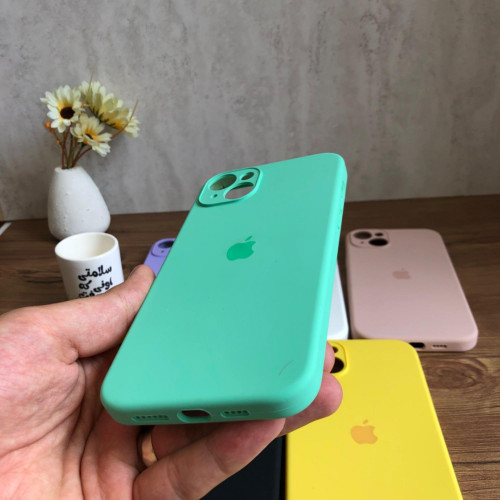 Premium Silicone Case for iPhone 14 Plus - Lens Protector & Full Covered Bottom