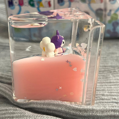  Kuromi Liquid Quicksand Floating Holder