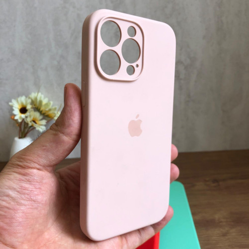 Premium Silicone Case for iPhone 14 Pro Max - Lens Protector & Full Covered Bottom