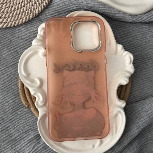  Orange Cool Girl design for iPhone 15 Pro