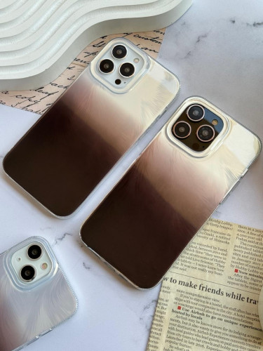Soft drink pastel brush case for iPhone 15 Pro