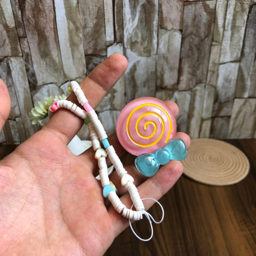 Sweet Ice Cream & Donut Pattern Phone Case with PopSocket & Lanyard for Xiaomi 12T Pro