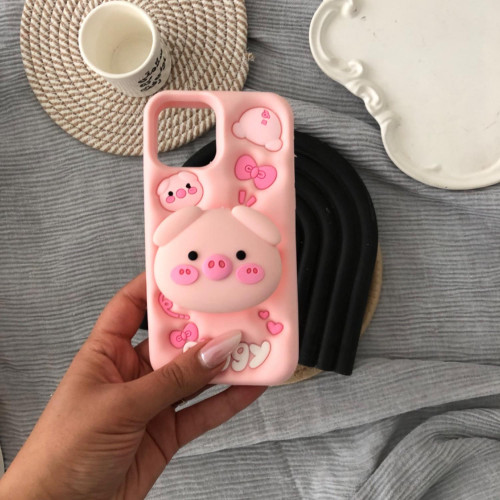 3D Piggy Silicone Case for iPhone 11 Pro