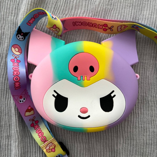 Kuromi Silicone Crossbody Mini Bag / Coin Purse
