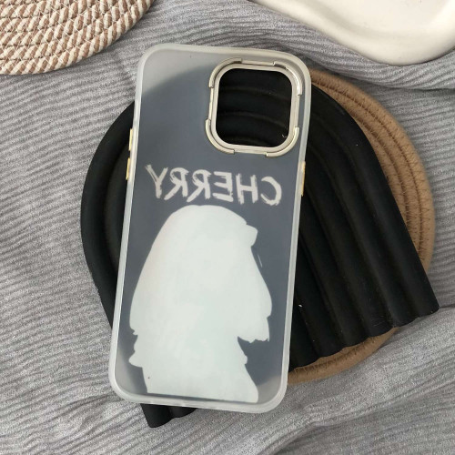  White Cool Girl design for iPhone 14 Pro Max 